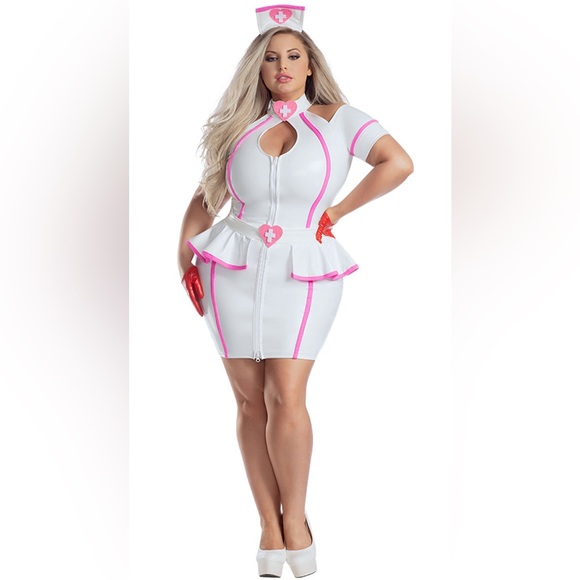 🩷Plus Size Sexy Nurse Costume💉🏩 - Picture 1 of 3